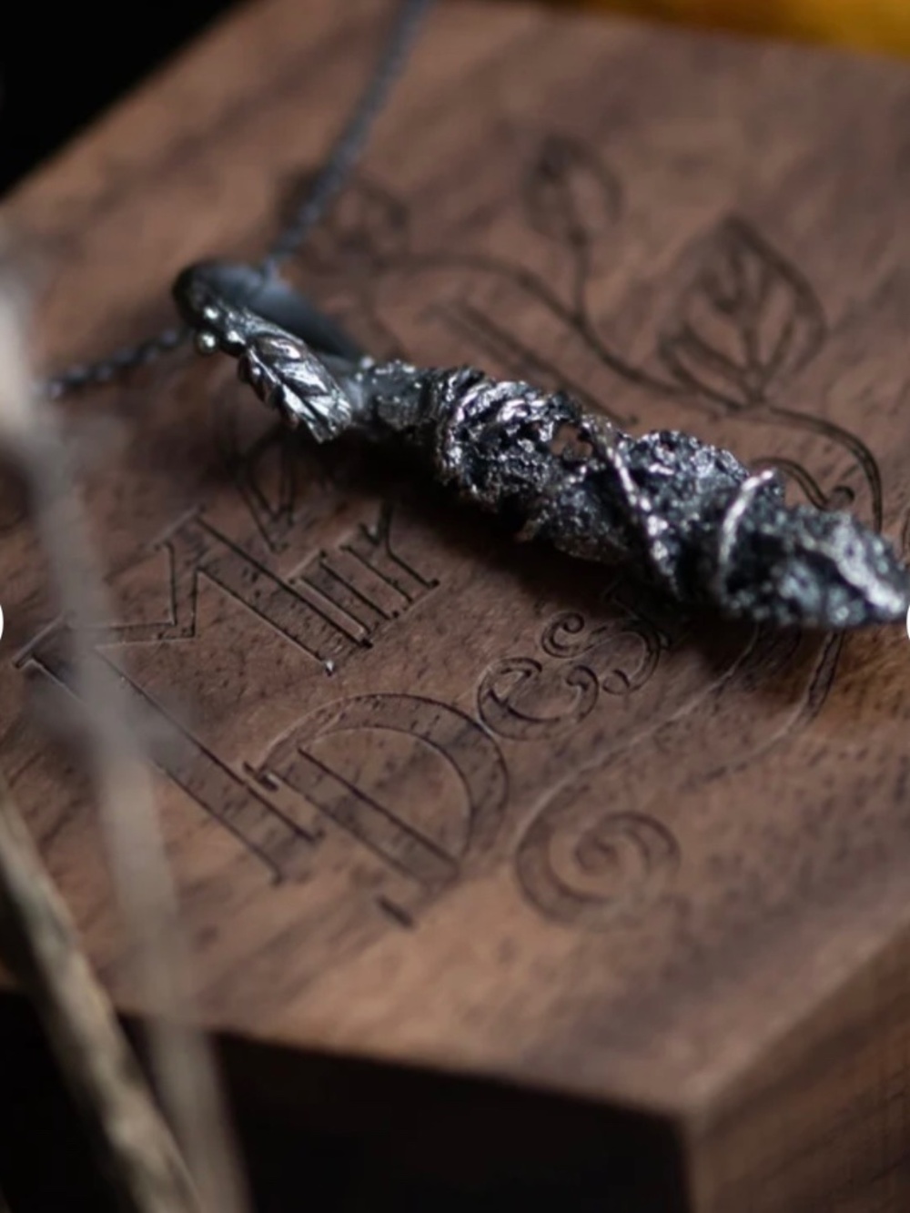 Sage Smudge Stick Electroform Pendant Witchy Jewelry Spiritual